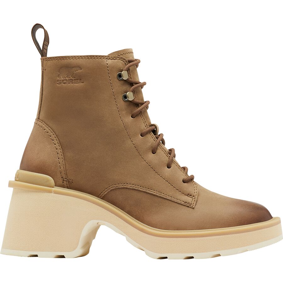 () \ fB[X nC-C q[ [X u[c - EBY SOREL women Hi-Line Heel Lace Boots - Women's Umber/Ceramic