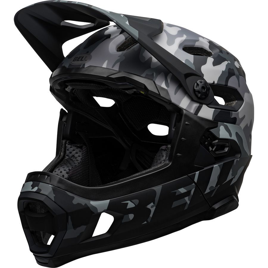 () ٥ ѡ DH ߥץ إå Bell Super DH Mips Helmet Matte/Gloss Black/...