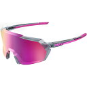 (取寄) 100% コルビン サングラス 100% Korbin Sunglasses Polished Translucent Grey/Purple Multilayer Mirror Lens(4)