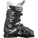 (取寄) サロモン レディース S/30 MV 80 CS GW スキー ブーツ - 2024 - ウィメンズ Salomon women S/Pro MV 80 CS GW Ski Boot - 2024 - Women's Black/White Moss/Silver Metallic