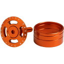(取寄) デイティコンポーネンツ クロスヘア ヘッドセット キャップ Deity Components Crosshair Headset Cap Orange