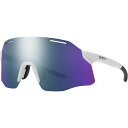 (取寄) スミス ヴェールール クロマポップ サングラス Smith Vert ChromaPop Sunglasses White/ChromaPop Vio...