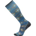 (取寄) スマートウール スキー ゼロ クッション パス クロスド プリント Otc ソック Smartwool Ski Zero Cushion Paths Crossed Print OTC Sock Deep Navy(4)