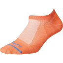 (取寄) フィッツ メンズ ウルトラ ライト ランナー ノー ショー ソックス - メンズ FITS men Ultra Light Runner No Show Socks - Men's Tiger Lilly(4)