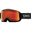 (取寄) スミス キッズ グロム クロマポップ ゴーグルズ - キッズ Smith kids Grom ChromaPop Goggles - Kids' Black/Chroma Ed Red Mir/No Extra Lens(4)