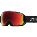 (取寄) スミス キッズ グロム クロマポップ ゴーグルズ - キッズ Smith kids Grom ChromaPop Goggles - Kids' Black/Red Sol-x Mir/No Extra Lens