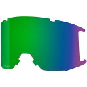 (取寄) スミス スクアッド ゴーグルズ リプレイスメント レンズ Smith Squad Goggles Replacement Lens Chromapop Everyday Green Mirror
