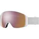 (取寄) スミス 4D マグ ロウ ブリッジ フィット ゴーグルズ Smith 4D Mag Low Bridge Fit Goggles White Vapor /ChromaPop Everyday Rose Gold Mirror/Extra Lens-ChromaPop Storm Rose Flash
