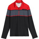 (取寄) スパイダー メンズ スピリット オブ '78 ハーフ-ジップ ベースレイヤー- トップ - メンズ Spyder men Spirit Of '78 Half-Zip Baselayer Top - Men's Volcano Black