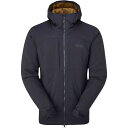 (取寄) ラブ メンズ ゼネア アルパイン ジャケット - メンズ Rab men Xenair Alpine Jacket - Men's Ebony (Footprint)