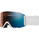 (取寄) スミス スクアッド マグ ロウ ブリッジ フィット ゴーグルズ Smith Squad MAG Low Bridge Fit Goggles White Vapor/ChromaPop Everyday Rose Gold Mirror/Extra Lens-ChromaPop Storm Rose Flash