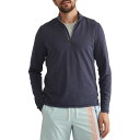 (取寄) マリンレイヤー メンズ エアー 1/4-ジップ プルオーバー - メンズ Marine Layer men Air 1/4-Zip Pullover - Men's Mood Indigo