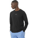 (取寄) サロモン メンズ コア ロング-スローブ T-シャツ - メンズ Salomon men Shkout Core Long-Sleeve T-Shirt - Men's Deep Black