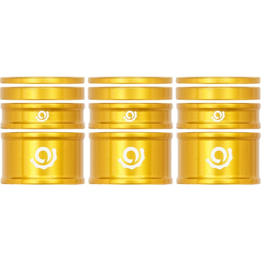 (取寄) インダストリーナイン ヘッドセット スペーサー キット, 3-パック Industry Nine Headset Spacer Kit, 3-Pack Gold