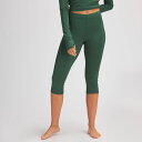 (取寄) ストイック レディース ライトウェイト ポーリー カーフ-レングス ベースレイヤー- ボトム - ウィメンズ Stoic women Lightweight Poly Calf-Length Baselayer Bottom - Women's Trekking Green