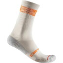 (取寄) カステリ メンズ アンリミテッド 18 ソックス - メンズ Castelli men Unlimited 18 Sock - Men's Silve...