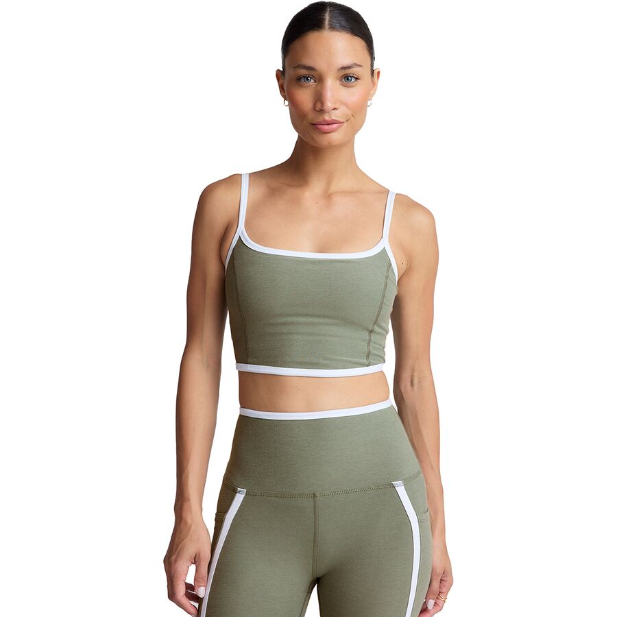 (取寄) ビヨンドヨガ レディース スペースダイ ニュー ムーブス ハイ クロップド タンク トップ - ウィ..