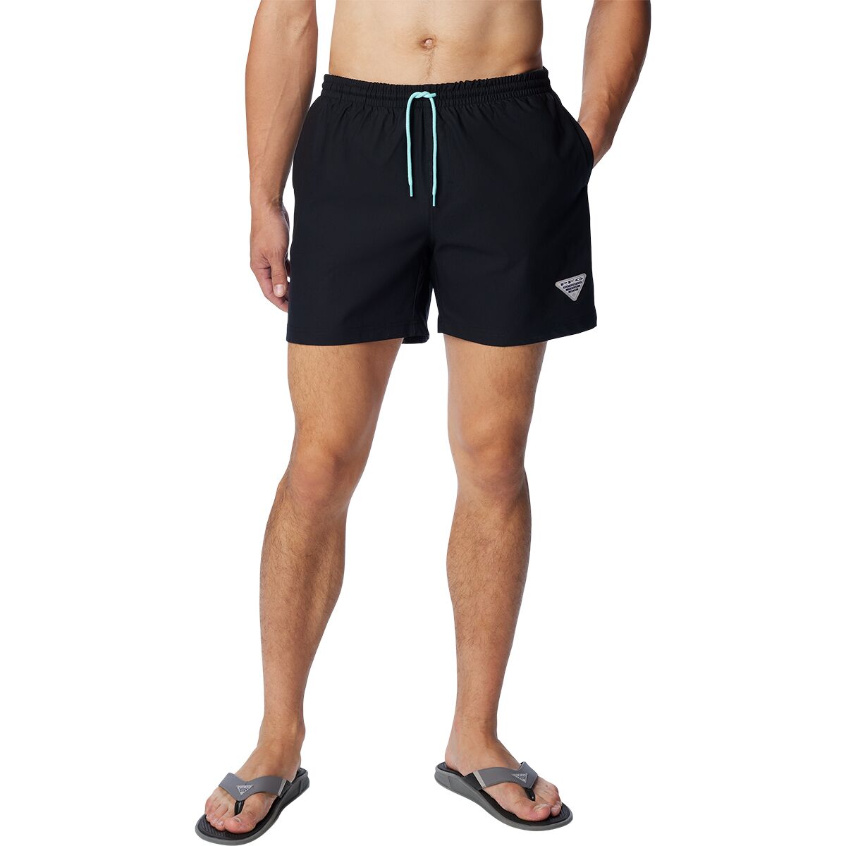 (取寄) コロンビア メンズ パフォーマンス フィッシング ギア ランブラー 6インチ スイム ショート - メンズ Columbia men PFG Rambler 6in Swim Short - Men's Black