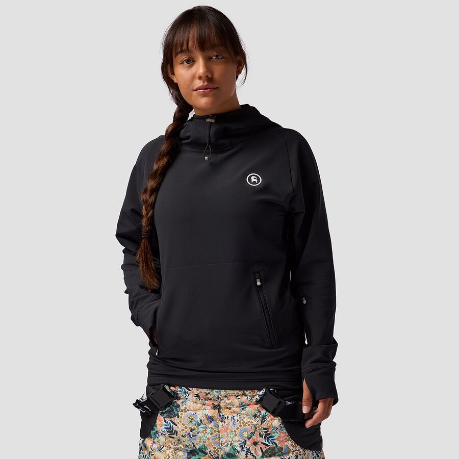 (取寄) バックカントリー レディース ディスティネーション ソフトシェル フリース ブーディ - ウィメンズ Backcountry women Destination Softshell Fleece Hoodie - Women's Black