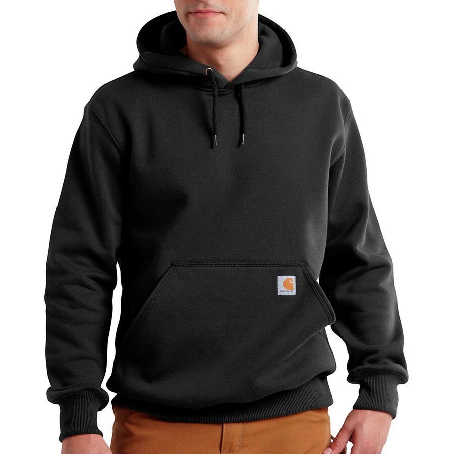 (取寄) カーハート メンズ レイン ディフェンダー パクストン ヘビーウェイト プルオーバー ブーディ - メンズ Carhartt men Rain Defender Paxton Heavyweight Pullover Hoodie - Men's Black(4)