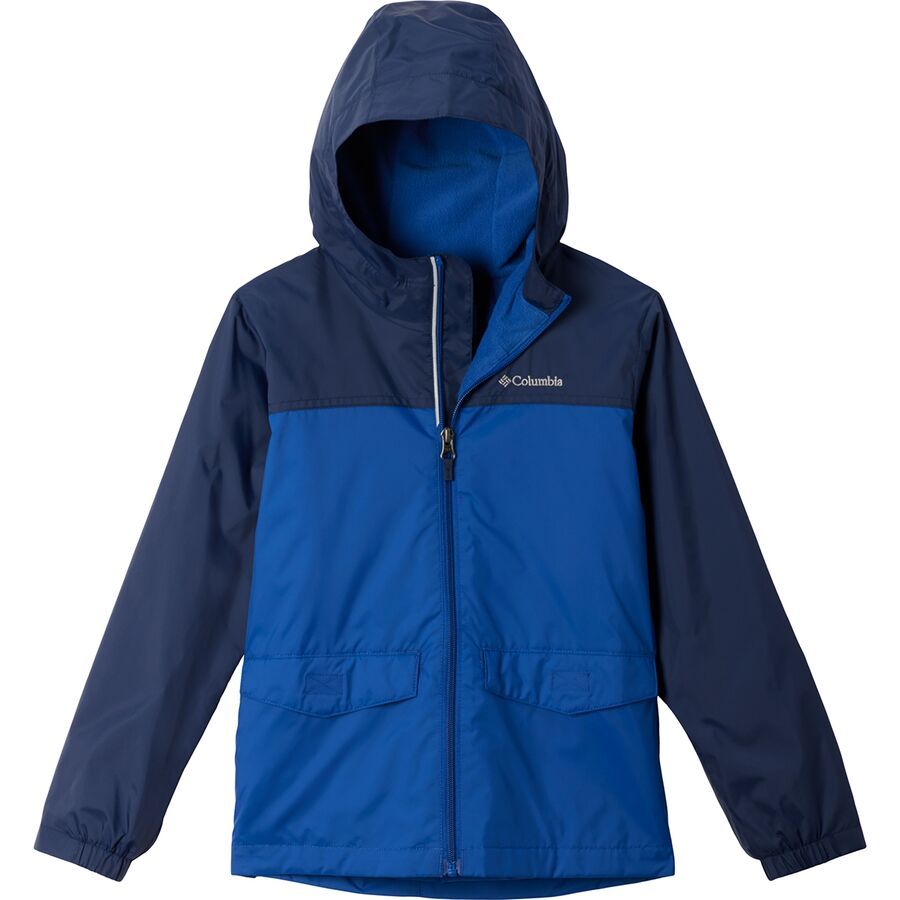 (取寄) コロンビア トドラー ボーイズ レイン-ジラ リ ジャケット - トドラー ボーイズ Columbia toddler boys Rain-Zilla II Jacket - Toddler Boys' Collegiate Navy/Mountain Blue