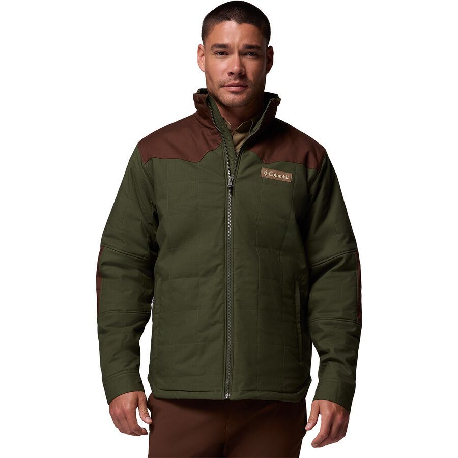 (取寄) コロンビア メンズ サドル ポイント インサレーテッド ジャケット - メンズ Columbia men Saddle Point Insulated Jacket - Men's Surplus Green/Tobacco