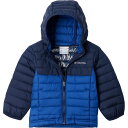(取寄) コロンビア トドラー ボーイズ パウダー ライト リ フーデット ジャケット - トドラー ボーイズ Columbia toddler boys Powder Lite II Hooded Jacket - Toddler Boys' Mountain Blue/Collegiate Navy(4)