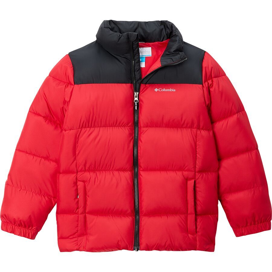 (取寄) コロンビア キッズ パフェクト リ ジャケット - キッズ Columbia kids Puffect II Jacket - Kids' Mountain Red/Black