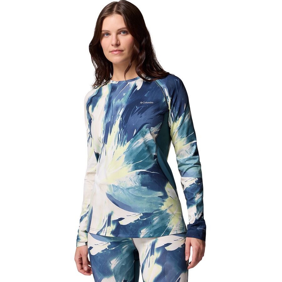 (取寄) コロンビア レディース オムニヒート インフィニティ ニット ロング-スローブ クルー - ウィメンズ Columbia women Omni-Heat Infinity Knit Long-Sleeve Crew - Women's Everblue Snowflight