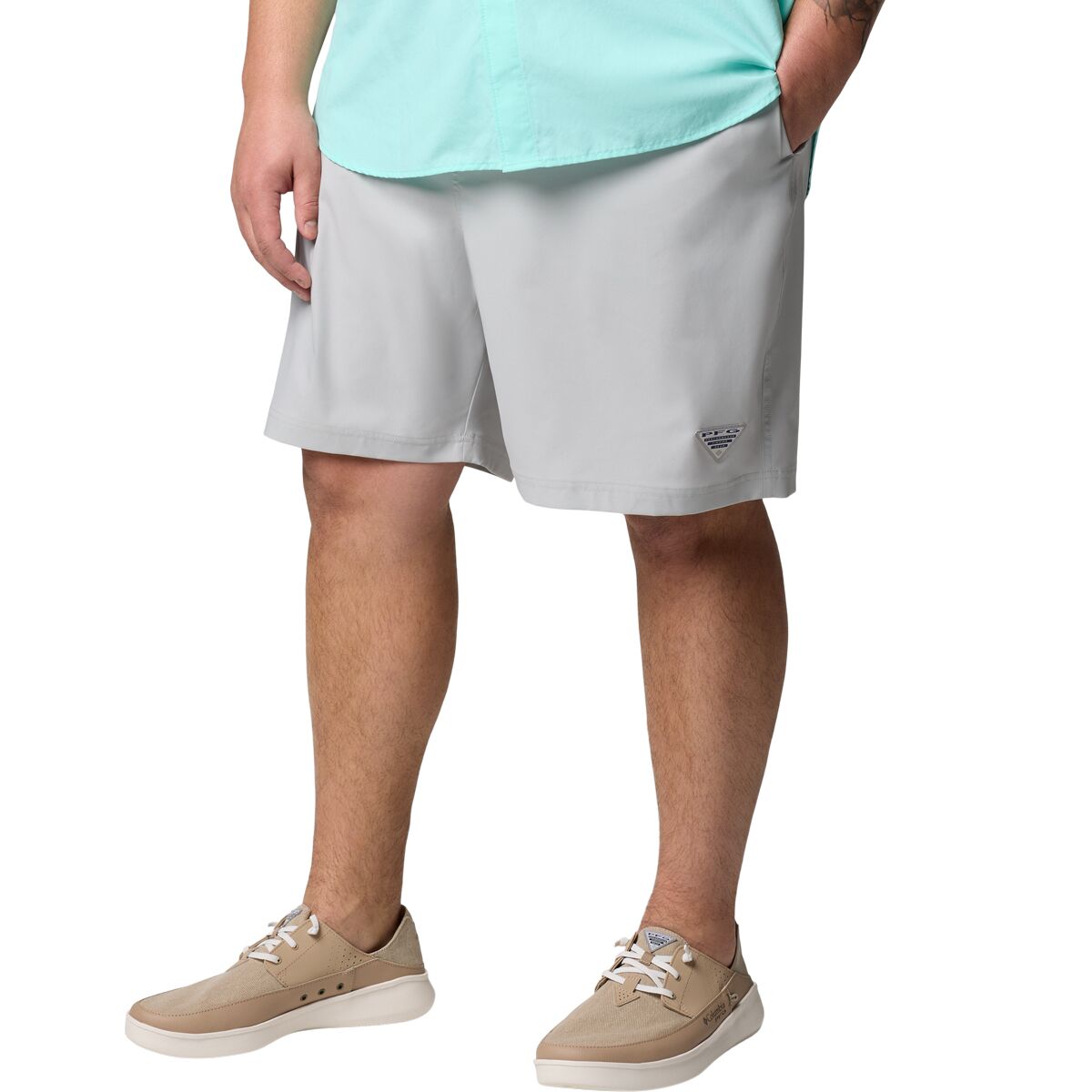 (取寄) コロンビア メンズ パフォーマンス フィッシング ギア ランブラー 6インチ スイム ショート - メンズ Columbia men PFG Rambler 6in Swim Short - Men's Cool Grey