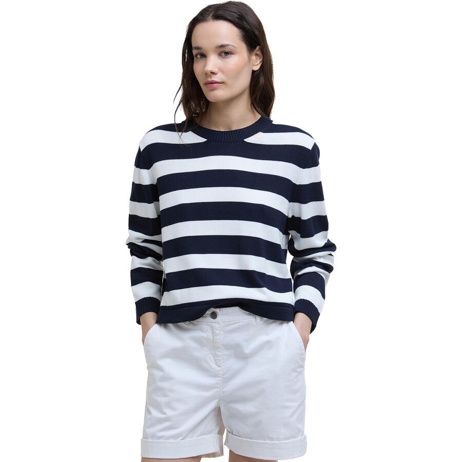(取寄) バブアー レディース ニット ジャンパー - ウィメンズ Barbour women Bronya Knitted Jumper - Women's Navy(4.0)