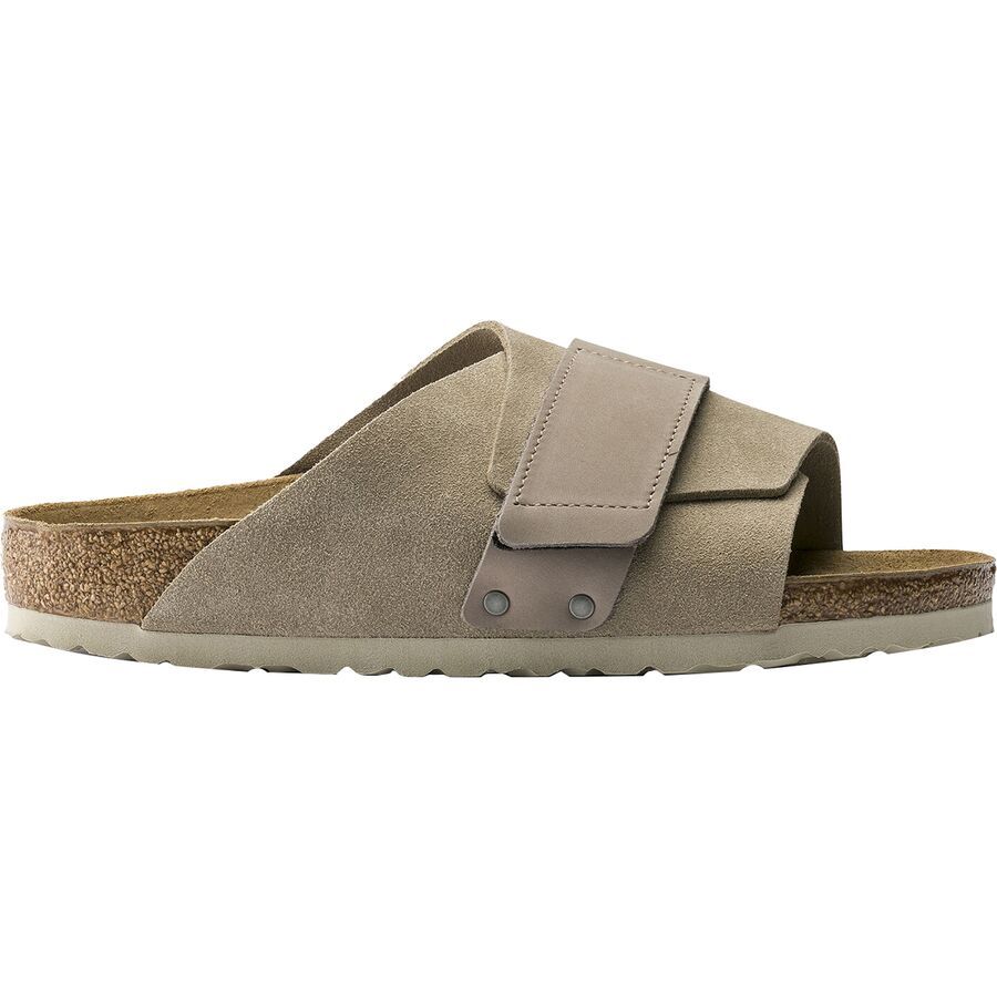 (取寄) ビルケンシュトック メンズ キョウト サンダル - メンズ Birkenstock men Kyoto Sandal - Men's Taupe Suede