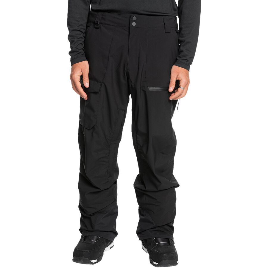 (���) �����å�����С� ��� �桼�ƥ���ƥ� �ѥ�� - ��� Quiksilver men Utility Pant - Men's Black