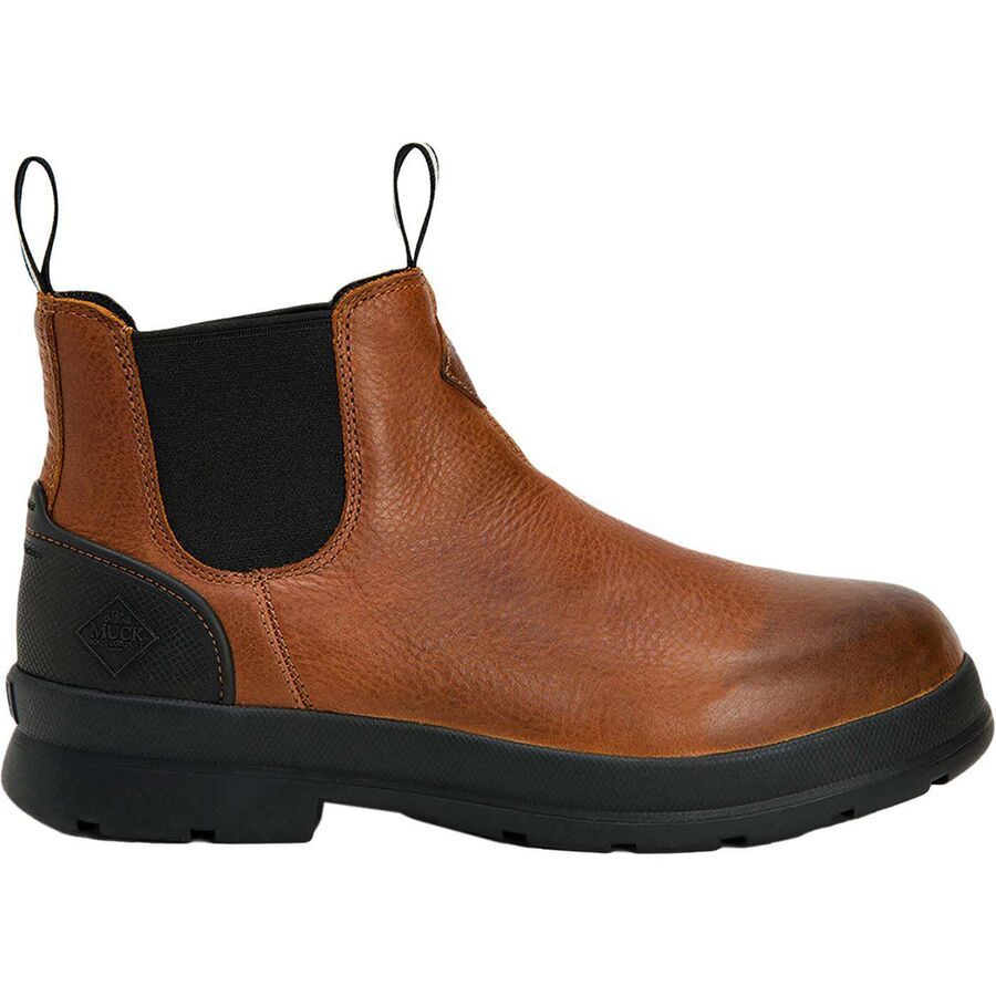 (取寄) マックブーツ メンズ チョア ファーム レザー チェルシー ブーツ - メンズ Muck Boots men Chore Farm Leather Chelsea Boot - Men's Caramel