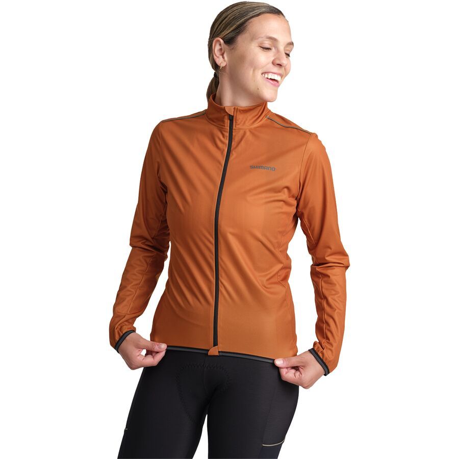(取寄) シマノ レディース イバルブ コルサ オール-シーズン ウィンドブレーカー - ウィメンズ Shimano women Evolve Corsa All-Season Windbreaker - Women's Bronze