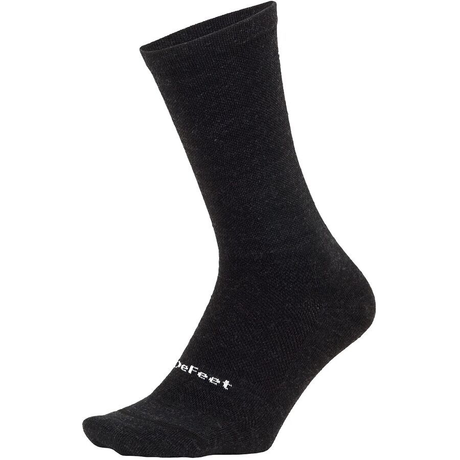 (取寄) デフィート ウールイーター プロ 6インチ D-ロゴ ソックス DeFeet Wooleator Pro 6in D-Logo Sock Charcoal