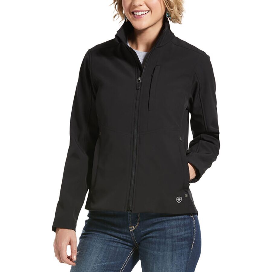 (取寄) アリアット レディース ソフトシェル ジャケット - ウィメンズ Ariat women Softshell Jacket - Women's Black