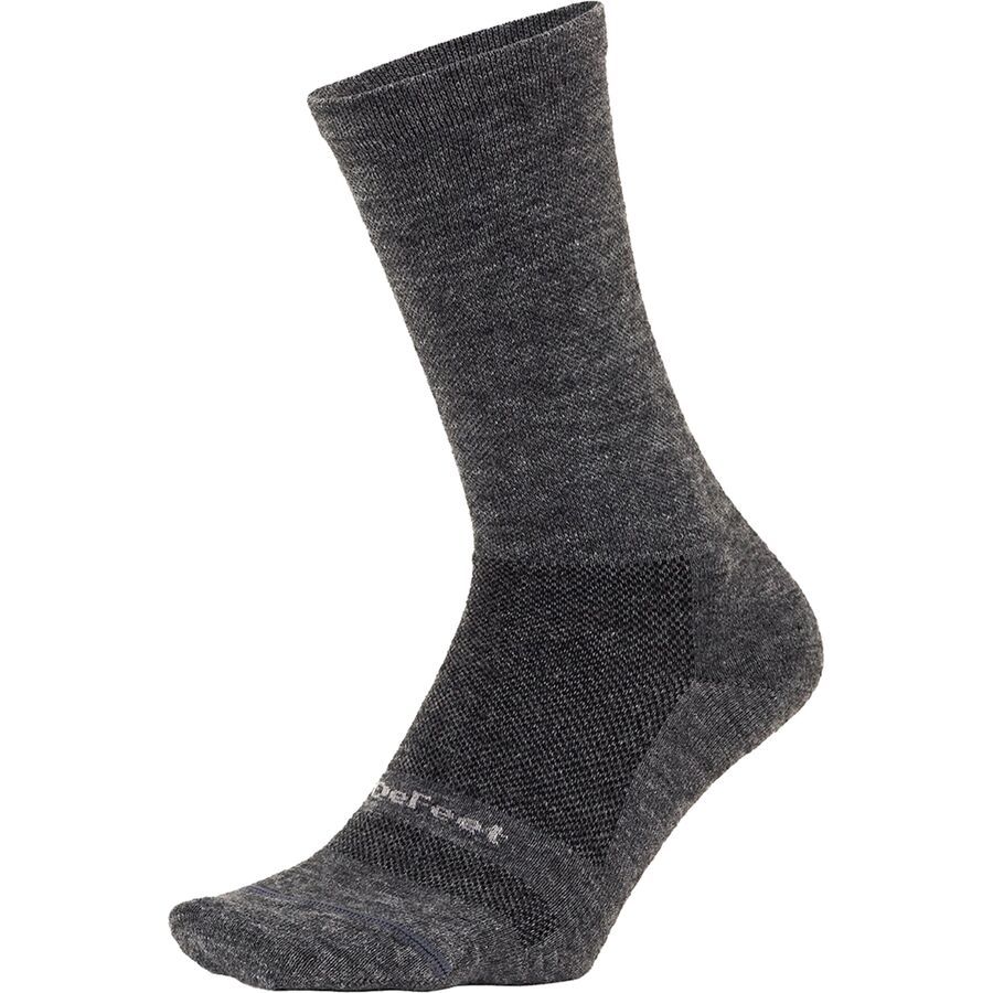 (取寄) デフィート ウールイーター プロ 6インチ D-ロゴ ソックス DeFeet Wooleator Pro 6in D-Logo Sock Gravel Grey