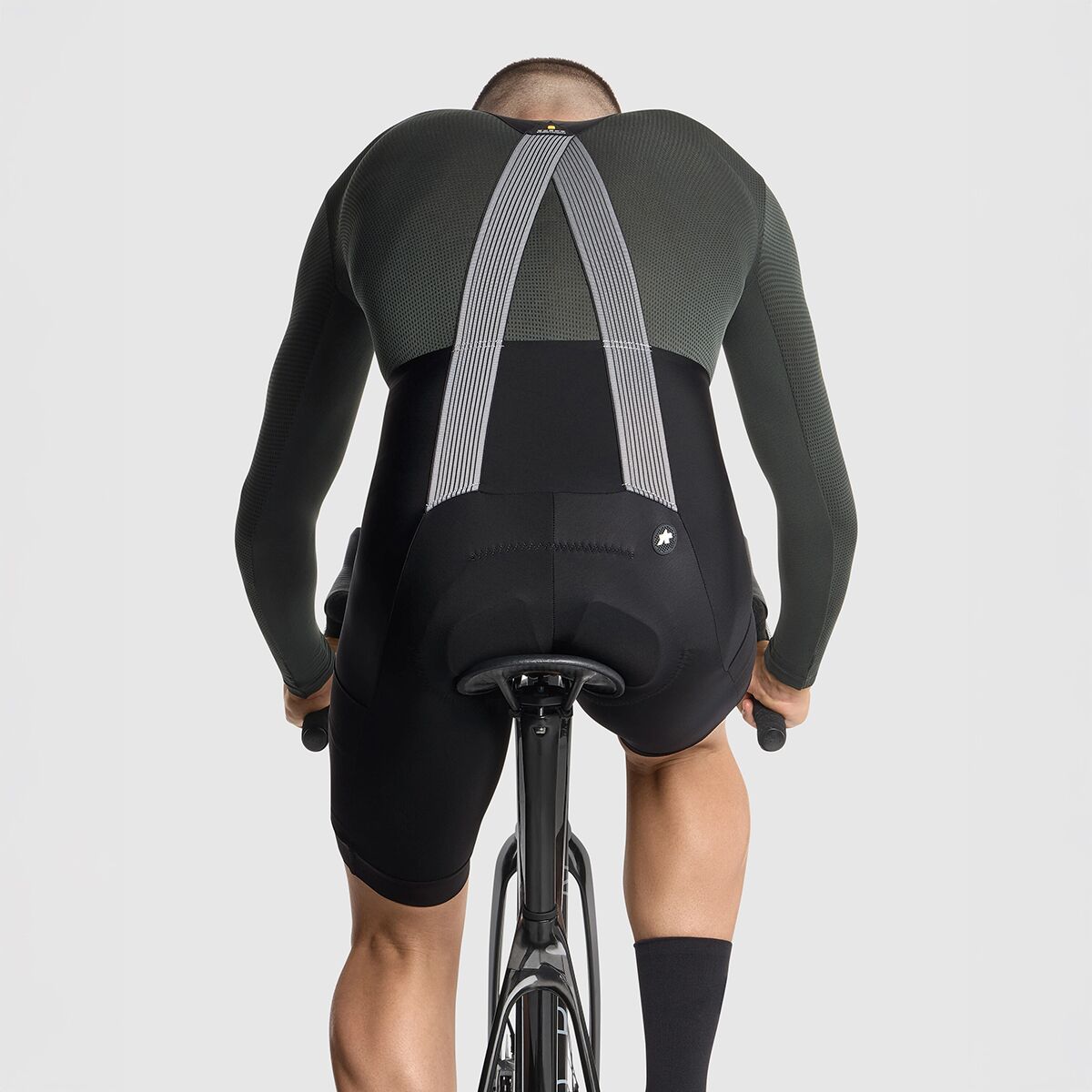 (���) ������ ��� �����ƥ��� ���ץ�� �ե����� �ӥ� ���硼�� T5 - ��� Assos men TACTICA Spring Fall 2/3 Bib Shorts T5 - Men's Black Series
