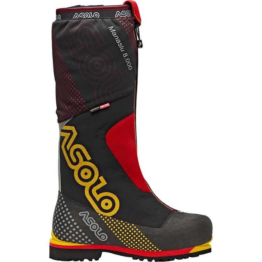 (取寄) アゾロ メンズ マナスル 8000 マウンテニアリング ブーツ - メンズ Asolo men Manaslu 8000 Mountaineering Boot - Men's Black/Red