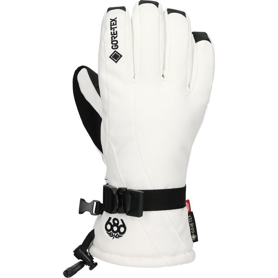 (取寄) シックスエイトシックス レディース ゴア-テックス リニア グローブ - ウィメンズ 686 women GORE-TEX Linear Glove - Women's White