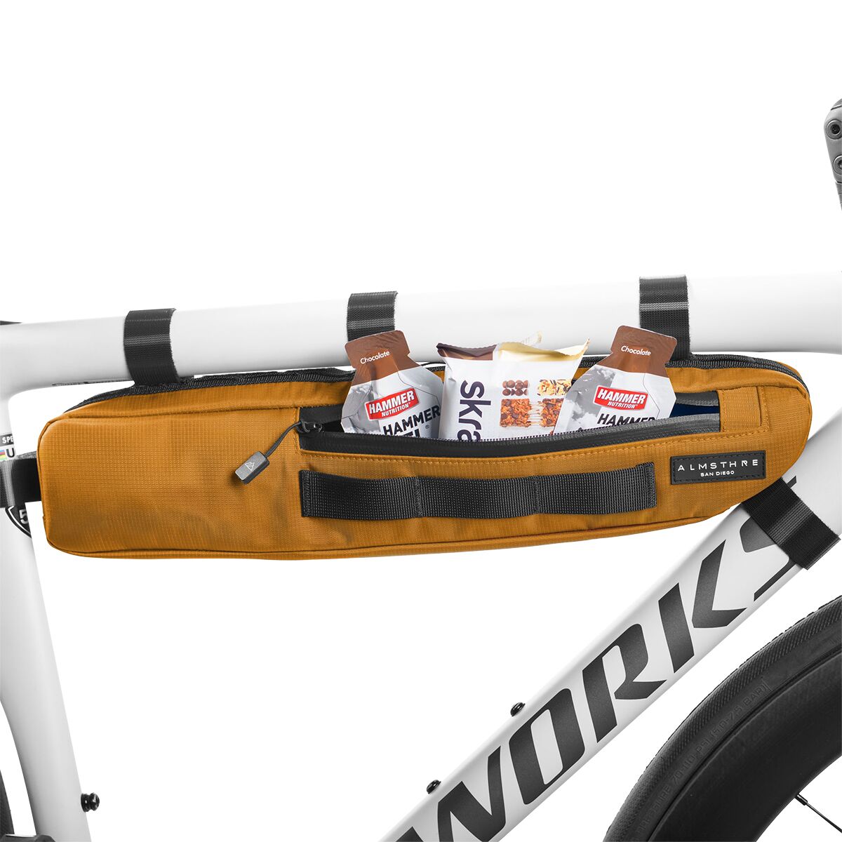 (���) ����ॹ�ȥ� �����˥��㡼 �ե졼�� �Хå� ALMSTHRE Signature Frame Bag California Gold
