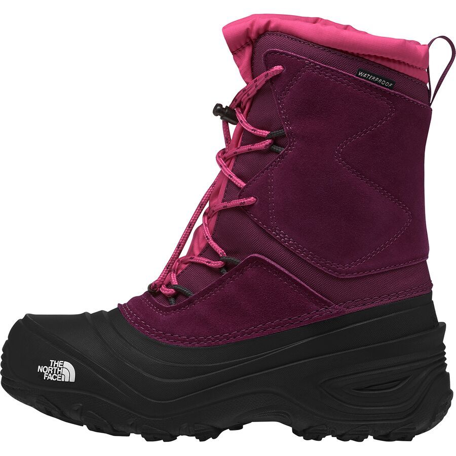 (取寄) ノースフェイス キッズ アルペングロー V ウォータープルーフ ブーツ - キッズ The North Face kids Alpenglow V Waterproof Boot - Kids' Boysenberry/TNF Black