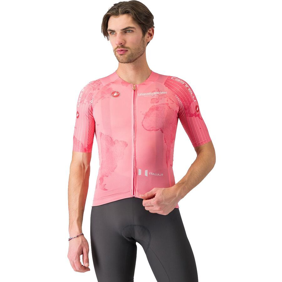 (取寄) カステリ メンズ レース ジャージ - メンズ Castelli men #GIRO108 Race 8S Jersey - Men's Rosa Giro