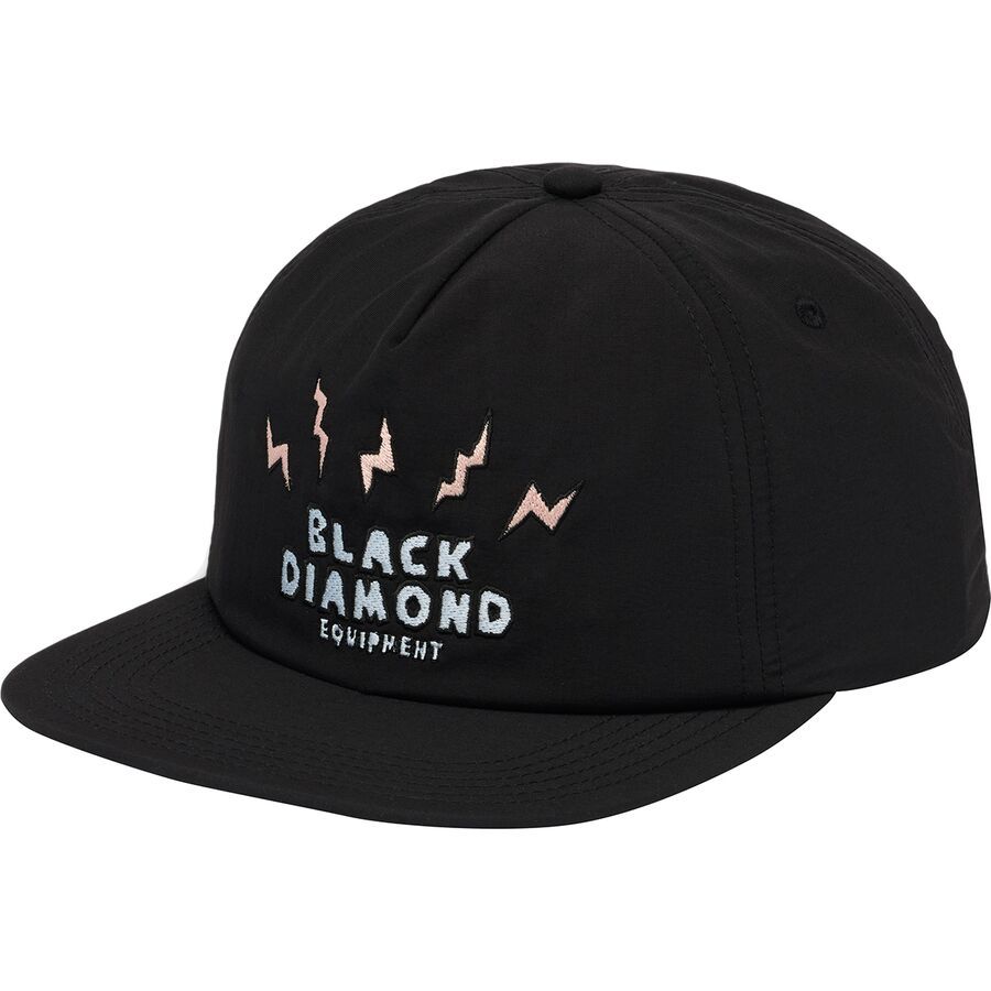 (取寄) ブラックダイヤモンド シンセティック サーフ ハット Black Diamond Synthetic Surf Hat Black/Lightning Bolts