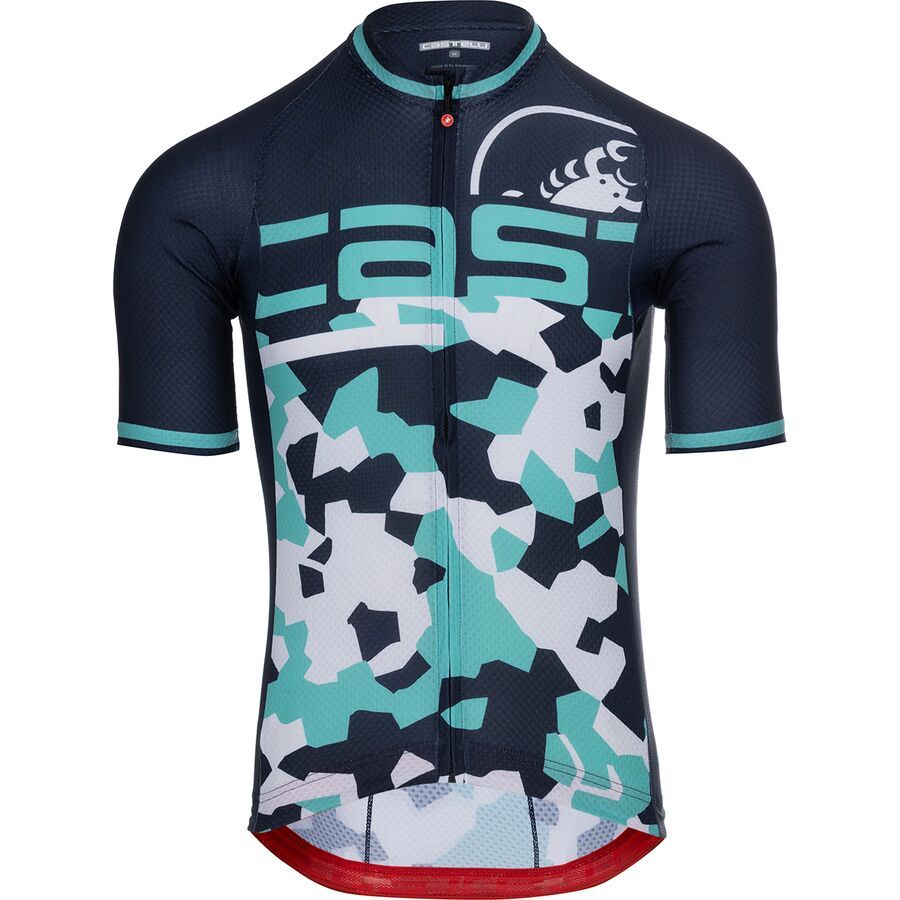 (取寄) カステリ メンズ アタッコ リミテッド エディション ジャージ - メンズ Castelli men Attacco Limited Edition Jersey - Men's Belgian Blue/Pool Blue/White