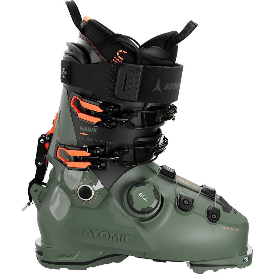 (取寄) アトミック ホークス プライム XTD 120 ボア GW アット ブーツ - Atomic Hawx Prime XTD 120 Boa GW AT Boot - 2026 Army Green/Orange