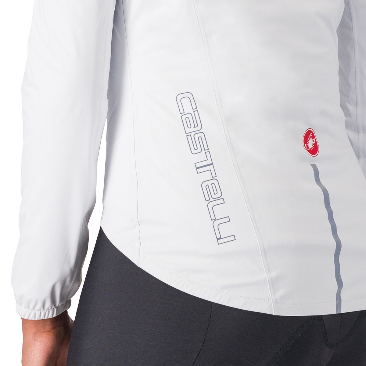 (���) �����ƥ� ��ǥ����� ���ޡ������󥷡� 3 �쥤�� ���㥱�å� - ������� Castelli women Emergency 3 Rain Jacket - Women's White