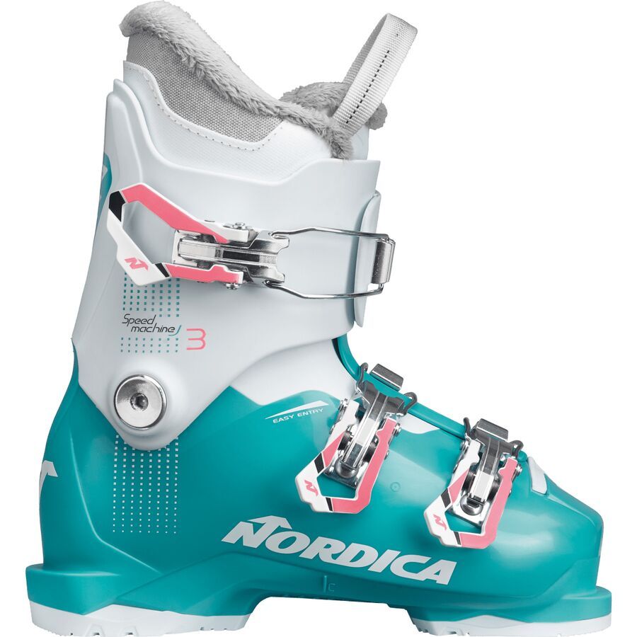 (取寄) ノルディカ ガールズ スピードマシン J3 スキー ブーツ - - ガールズ Nordica girls Speedmachine J3 Ski Boot - 2026 - Girls' Light Blue/White/Pink