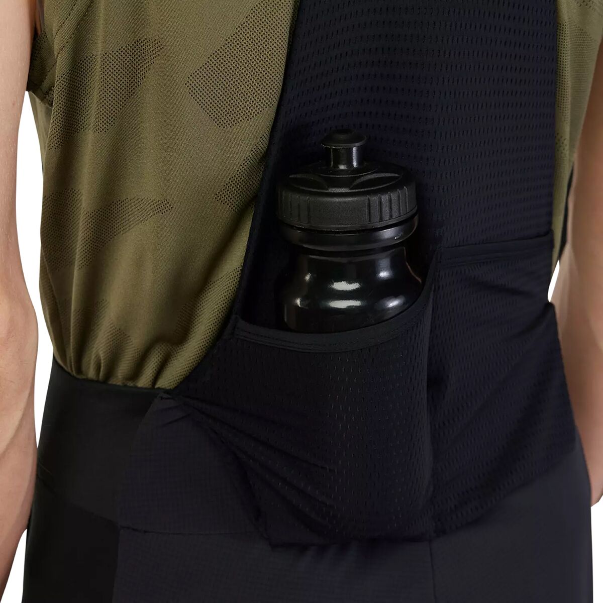 (���) �ե��å����졼���� ��� �ե�å��������� ������� ������ �ӥ� - ��� Fox Racing men Flexair Ascent Cargo Bib - Men's Black2